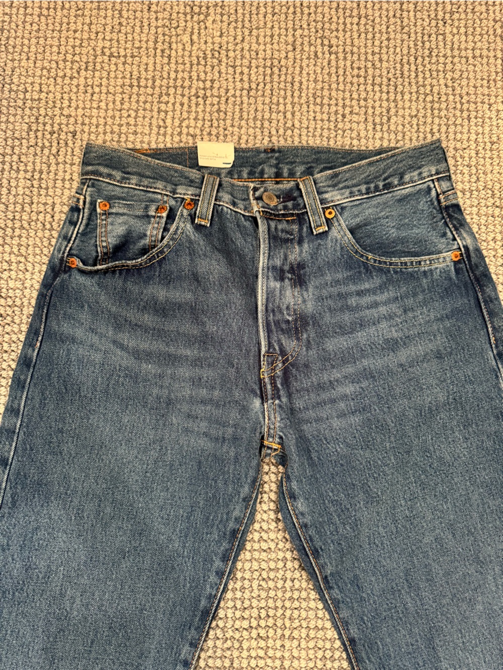 👖LEVI’S MEN’S DARK WASH SLIM STRAIGHT JEANS👖 - Picture 2 of 9